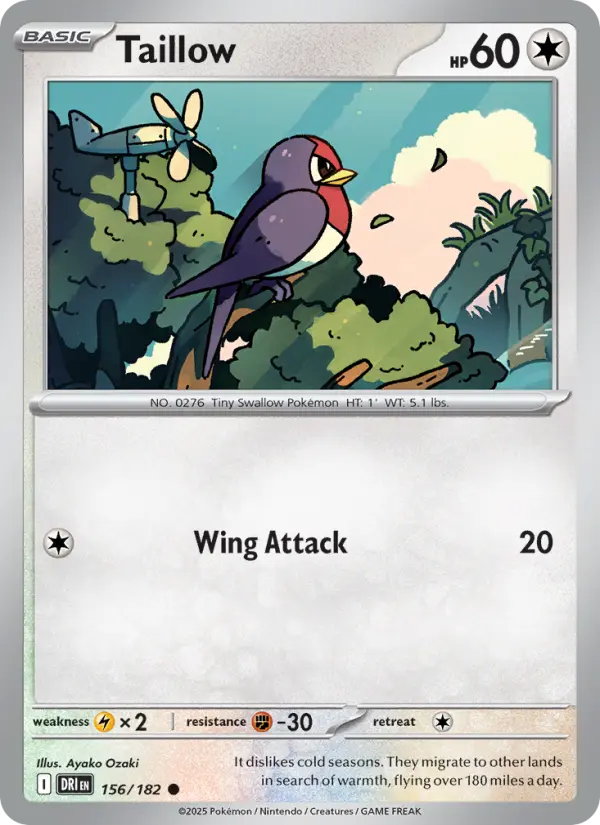 Taillow — Destined Rivals card #156