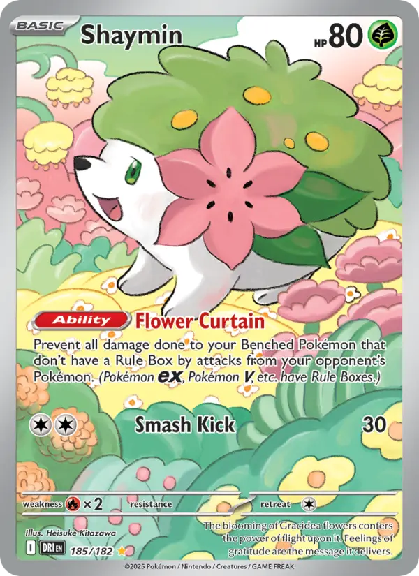 Shaymin — Destined Rivals card #185