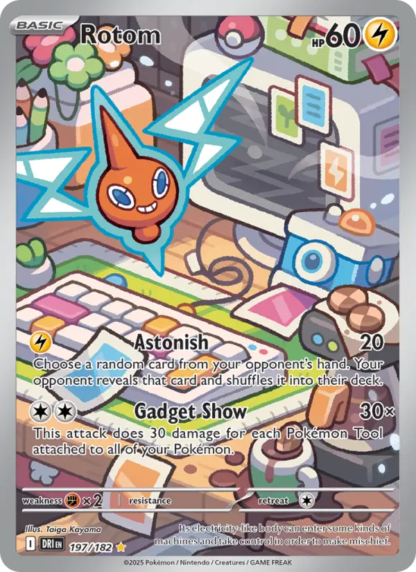 Rotom — Destined Rivals card #197