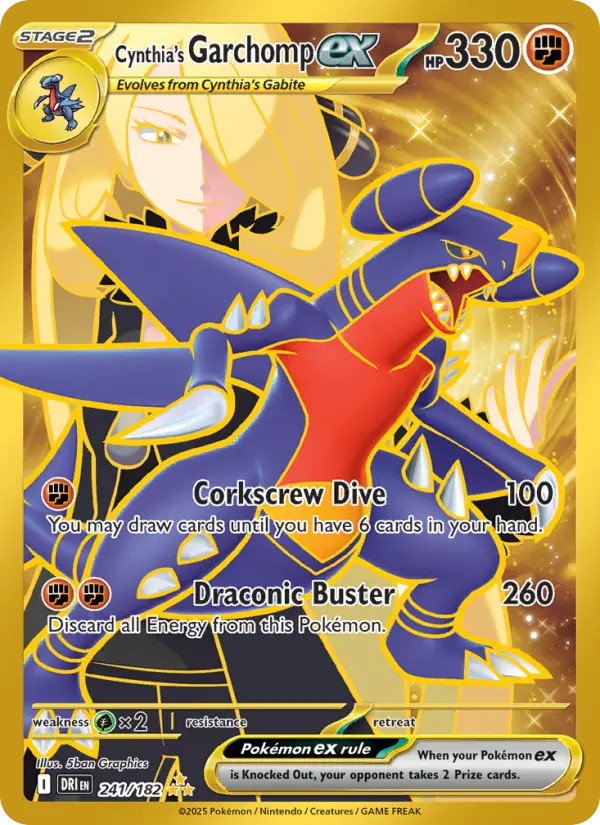 Cynthia's Garchomp ex — Destined Rivals card #241