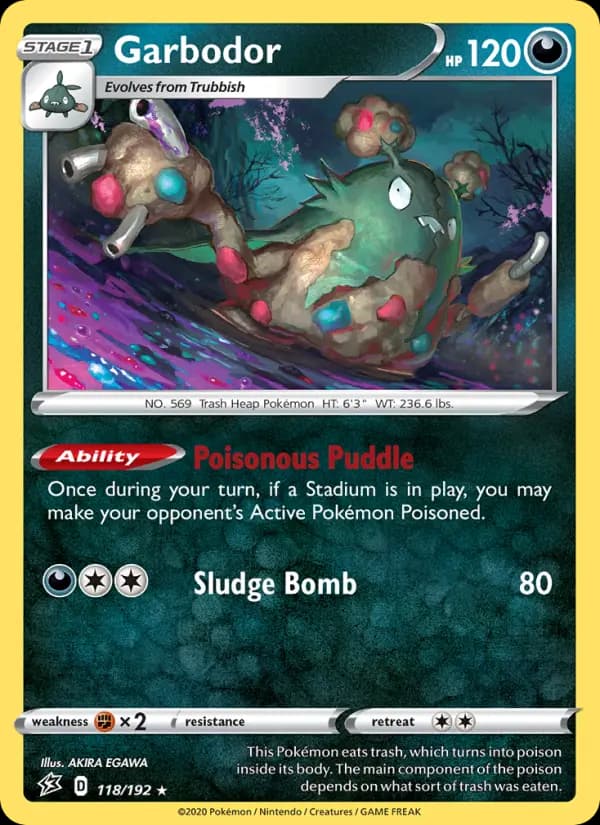 Garbodor — Rebel Clash card #118