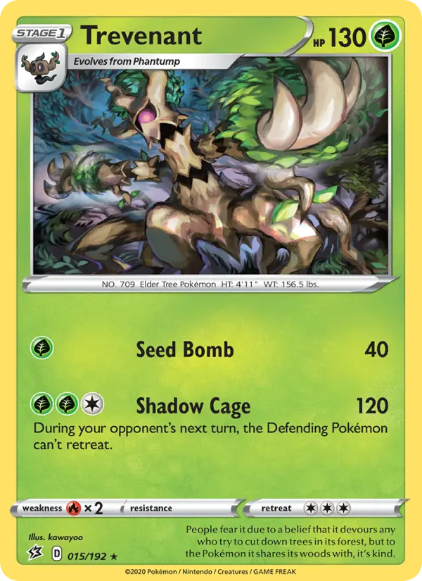 Trevenant — Rebel Clash card #15