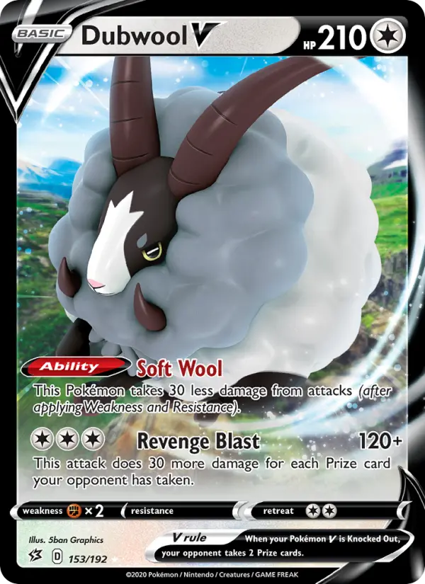 Dubwool V — Rebel Clash card #153
