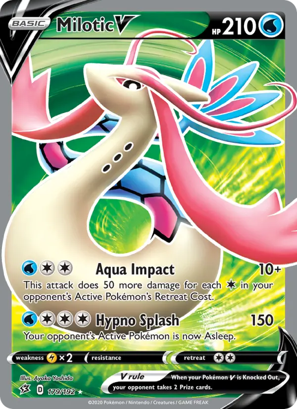 Milotic V — Rebel Clash card #179
