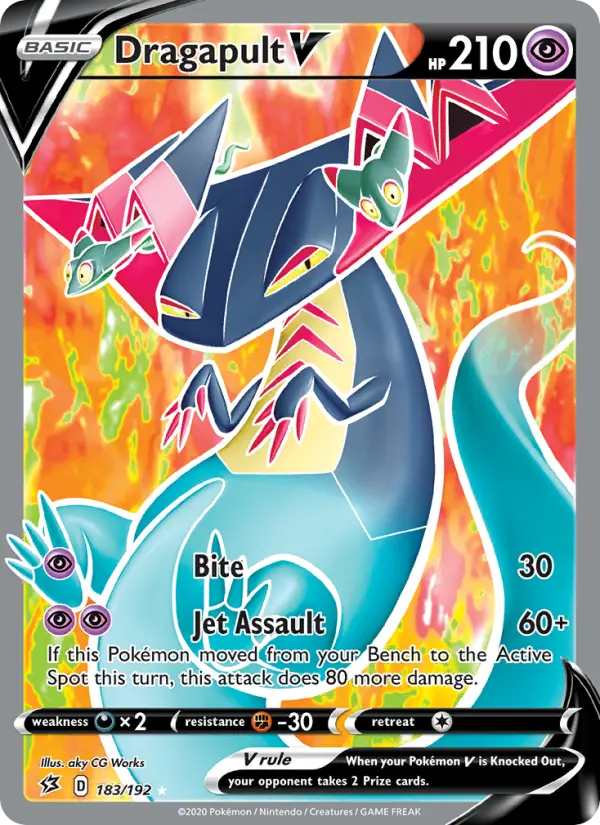 Dragapult V — Rebel Clash card #183