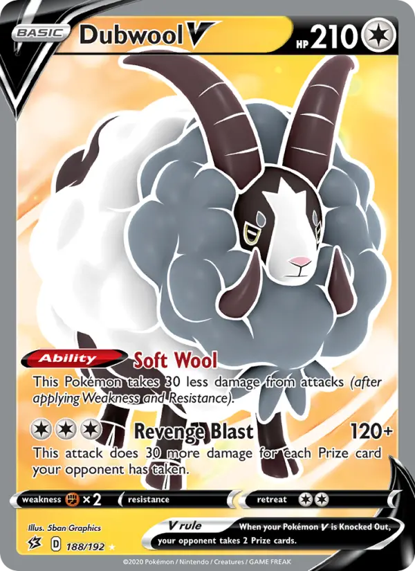 Dubwool V — Rebel Clash card #188