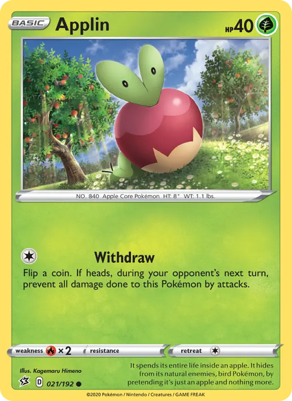 Applin — Rebel Clash card #21