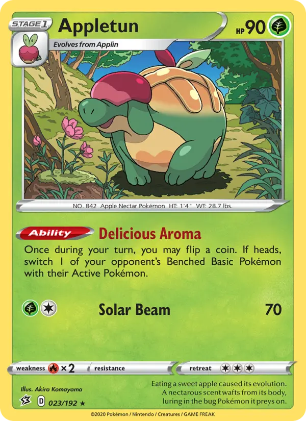 Appletun — Rebel Clash card #23