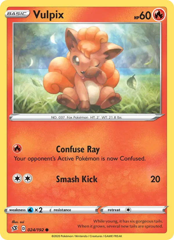 Vulpix — Rebel Clash card #24
