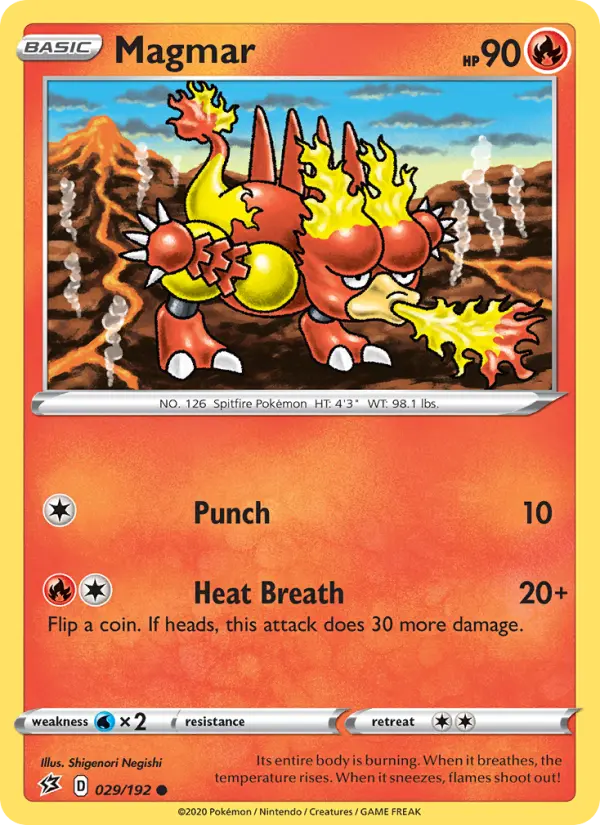 Magmar — Rebel Clash card #29