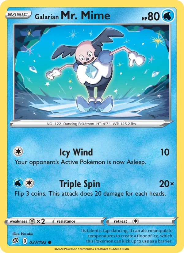 Galarian Mr. Mime — Rebel Clash card #37