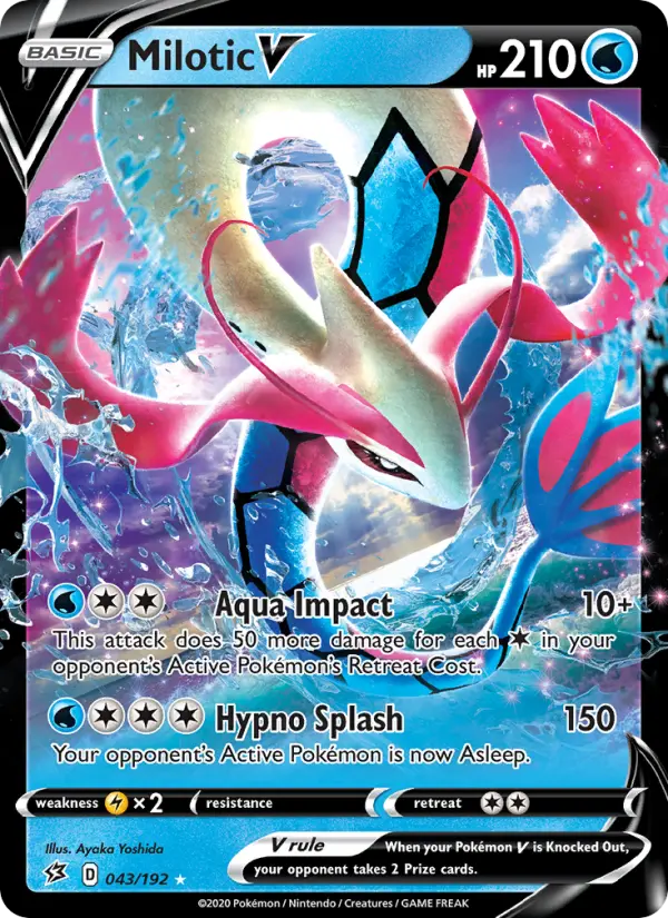 Milotic V — Rebel Clash card #43