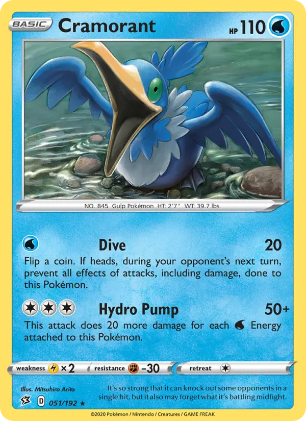 Cramorant — Rebel Clash card #51