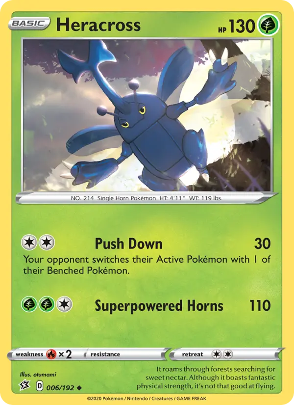 Heracross — Rebel Clash card #6