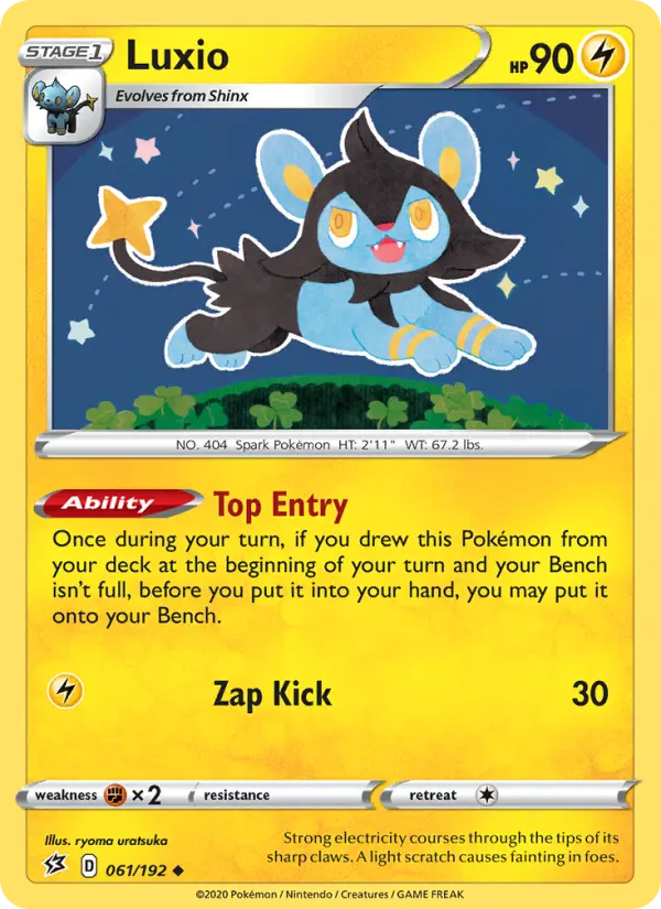 Luxio — Rebel Clash card #61