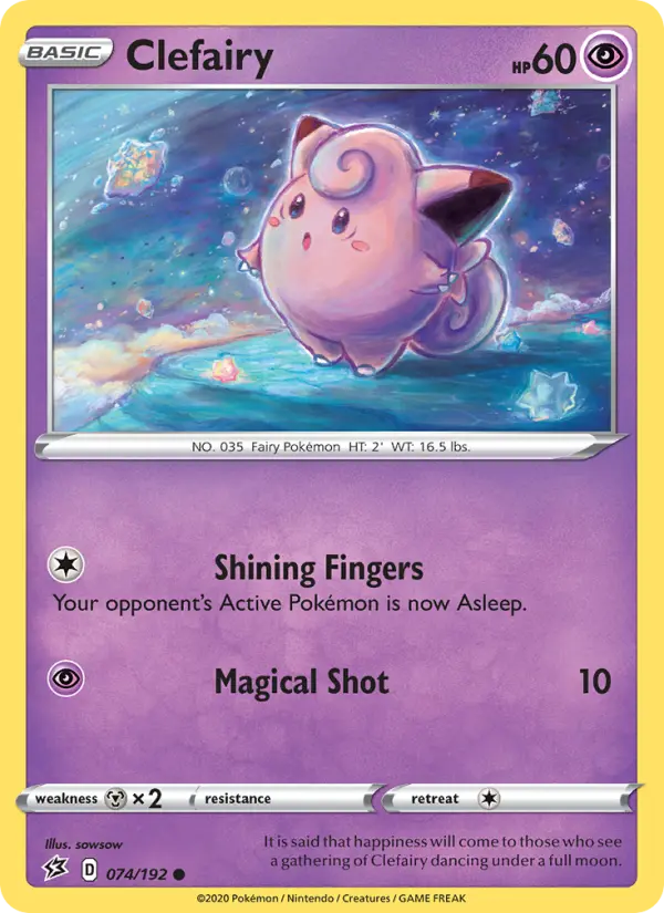Clefairy — Rebel Clash card #74