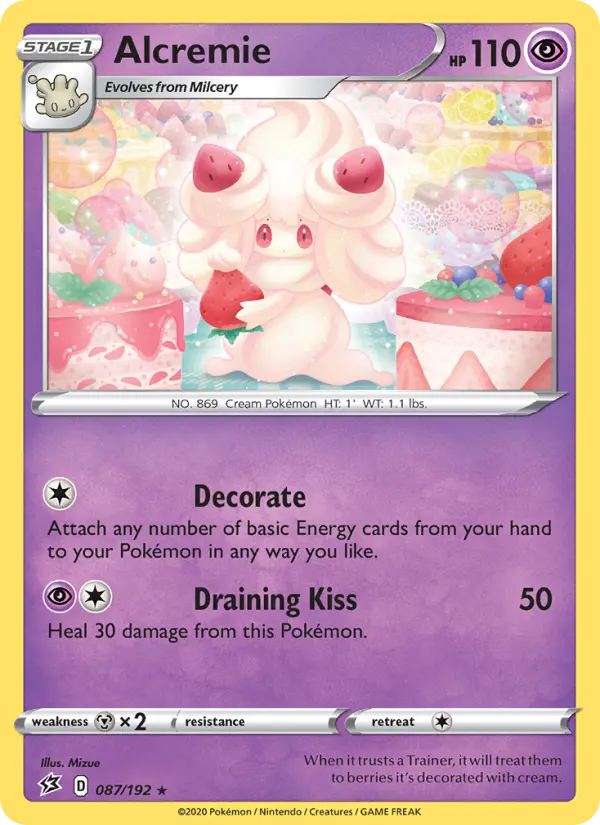 Alcremie — Rebel Clash card #87