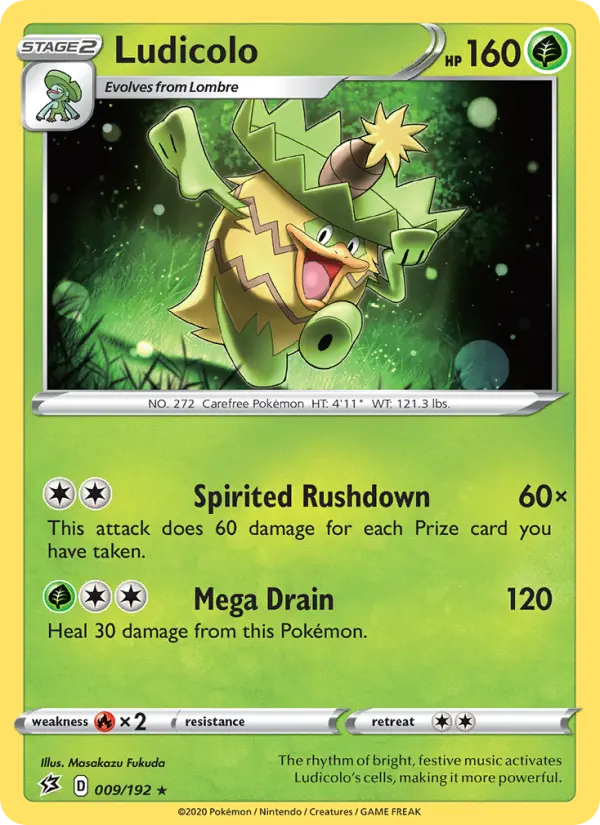 Ludicolo — Rebel Clash card #9