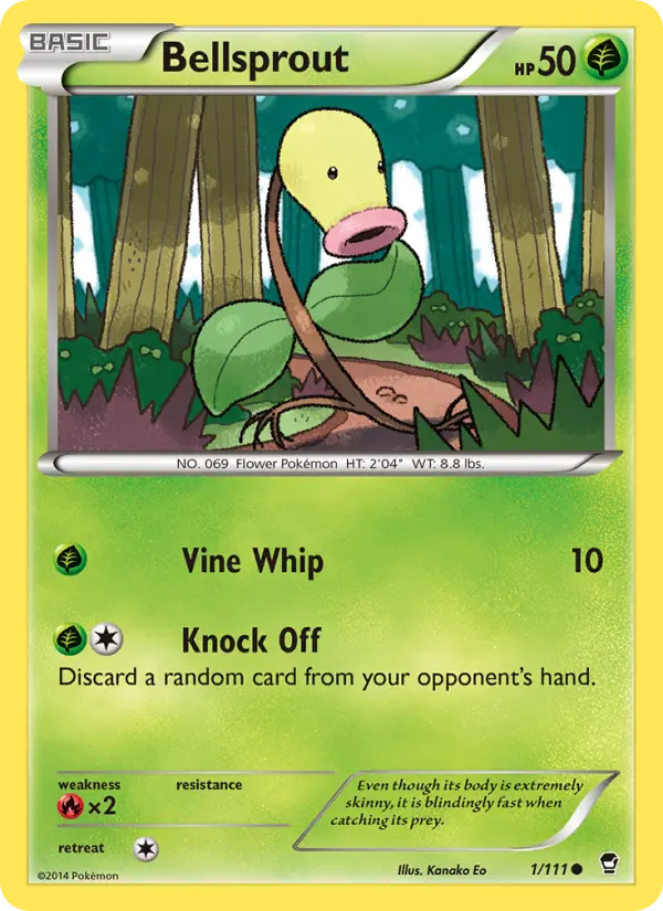 Bellsprout — Furious Fists card #1