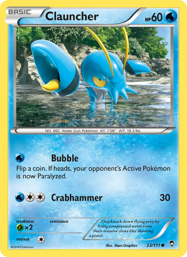 Clauncher — Furious Fists card #23