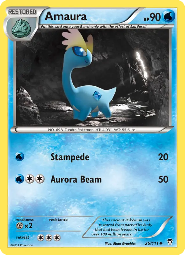 Amaura — Furious Fists card #25