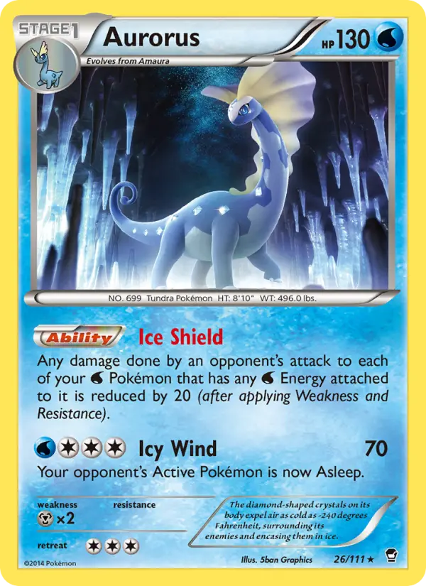 Aurorus — Furious Fists card #26