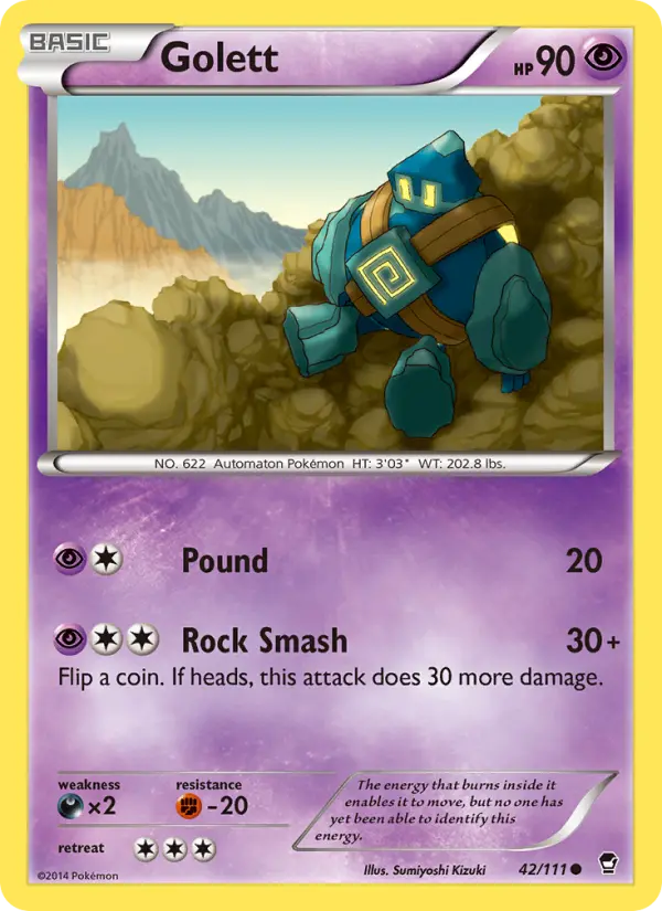 Golett — Furious Fists card #42