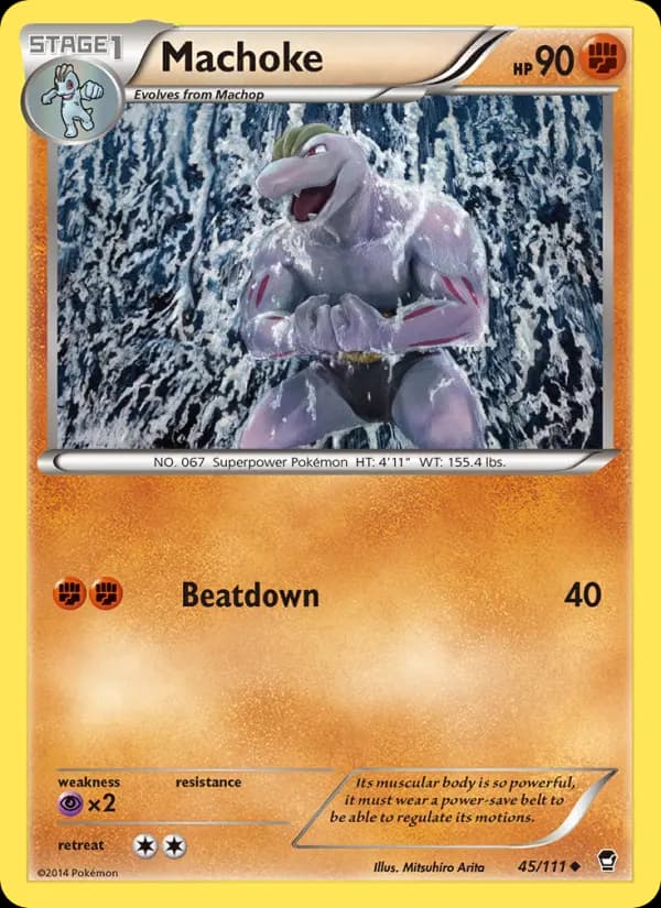 Machoke — Furious Fists card #45