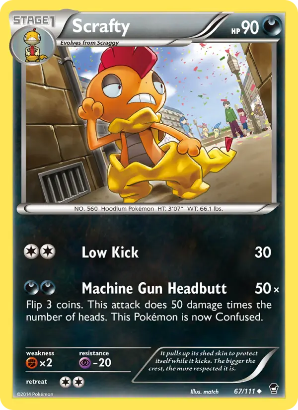 Scrafty — Furious Fists card #67