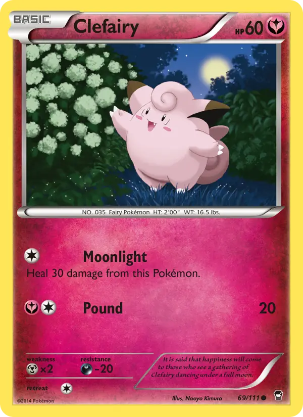 Clefairy — Furious Fists card #69