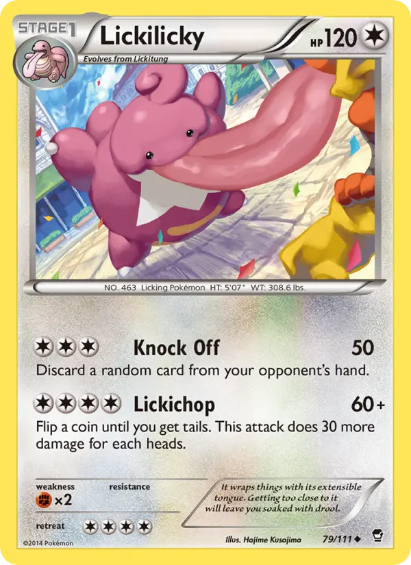Lickilicky — Furious Fists card #79