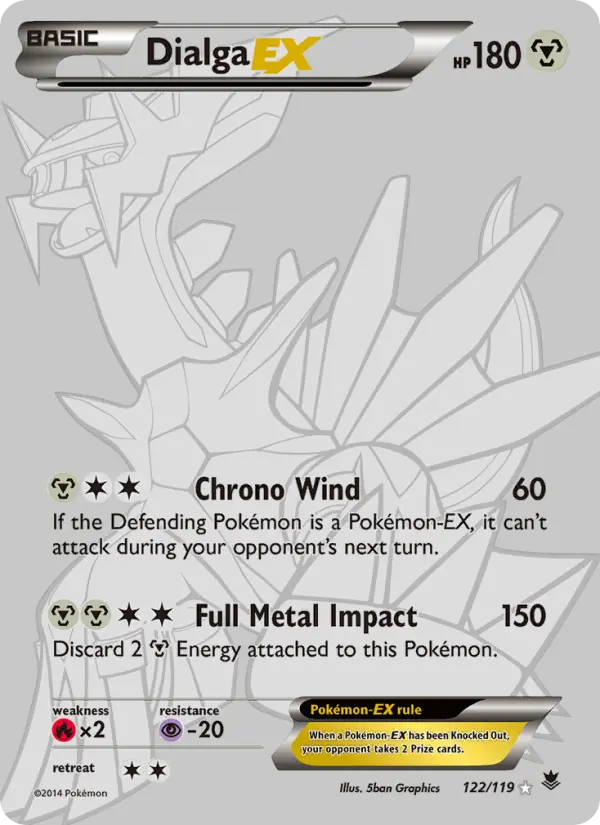 Dialga EX — Phantom Forces card #122