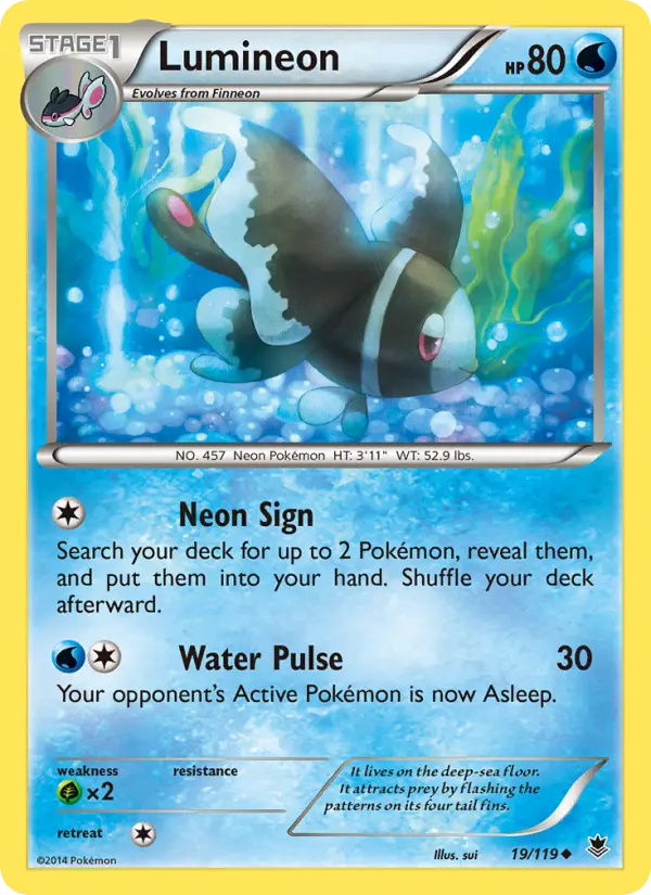 Lumineon — Phantom Forces card #19