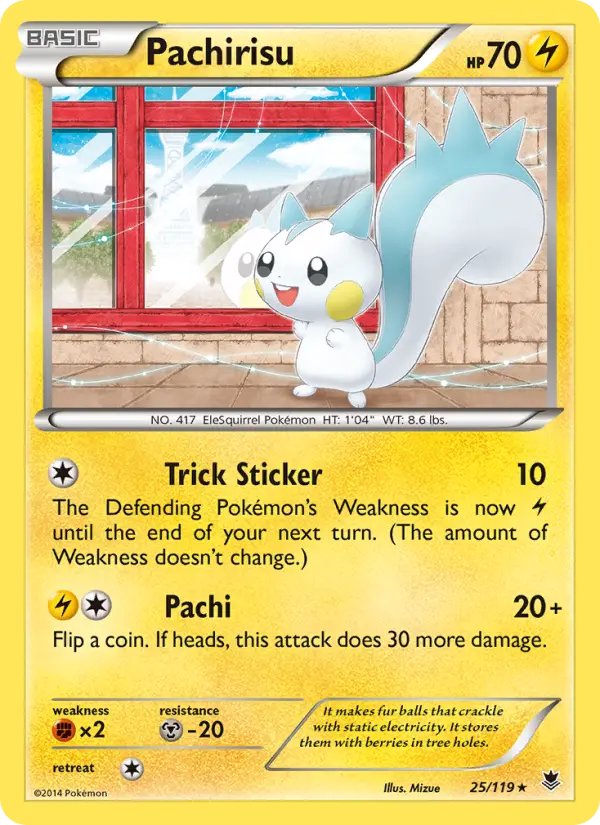 Pachirisu — Phantom Forces card #25