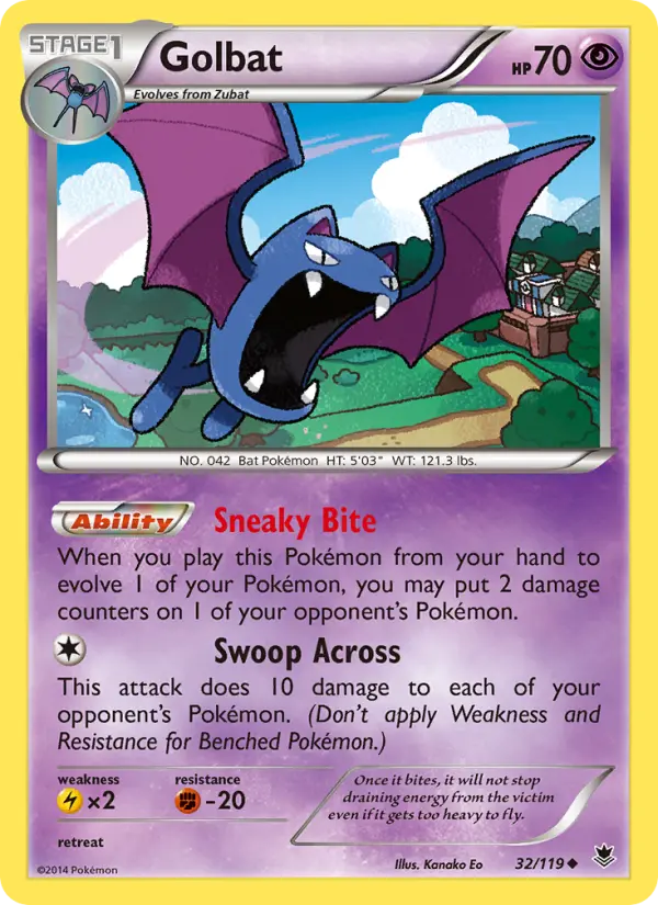 Golbat — Phantom Forces card #32