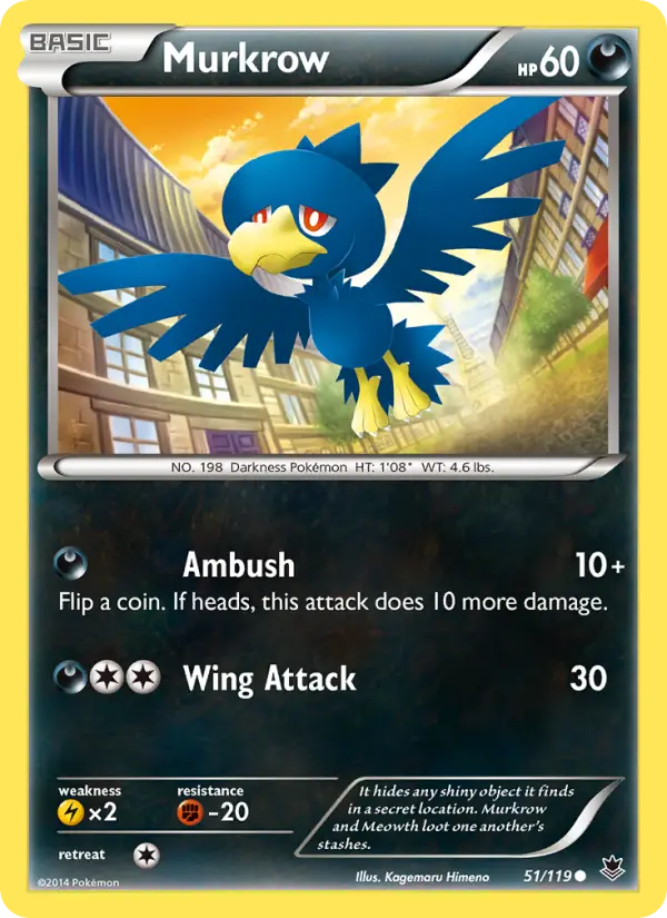 Murkrow — Phantom Forces card #51