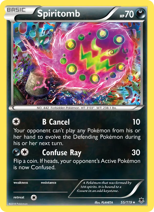 Spiritomb — Phantom Forces card #55