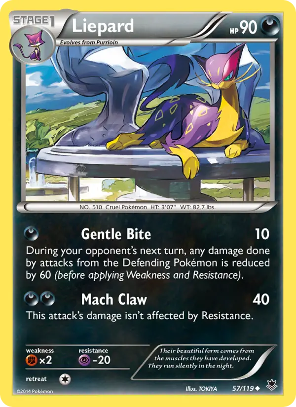 Liepard — Phantom Forces card #57