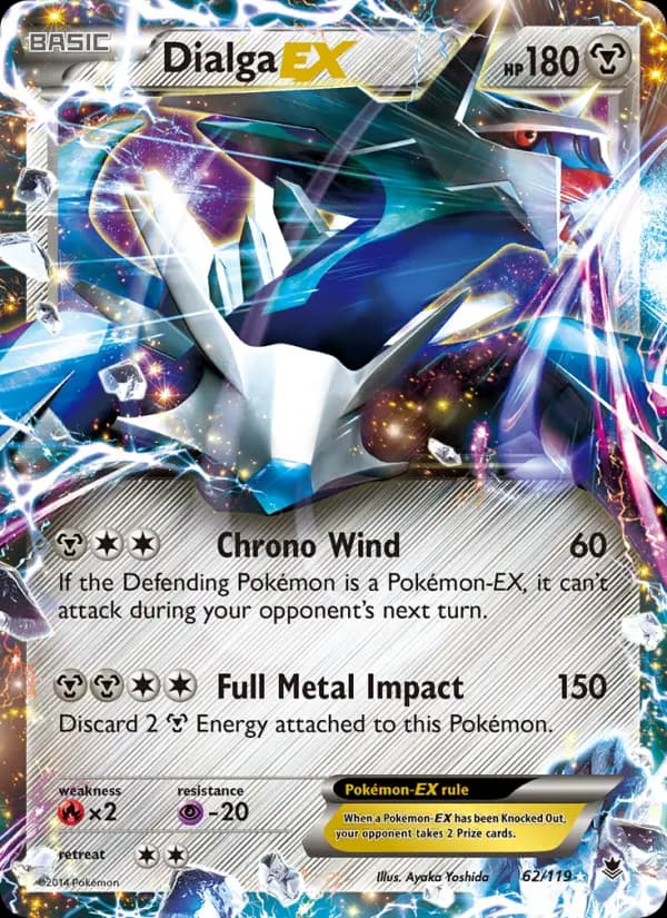 Dialga EX — Phantom Forces card #62