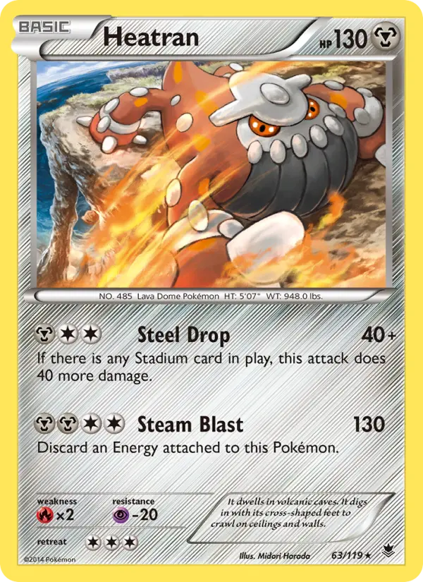 Heatran — Phantom Forces card #63