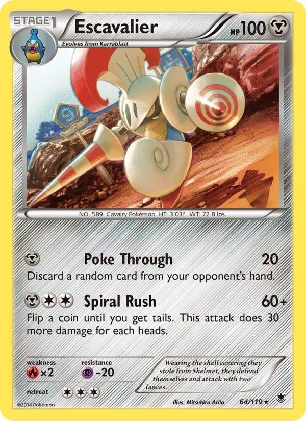 Escavalier — Phantom Forces card #64