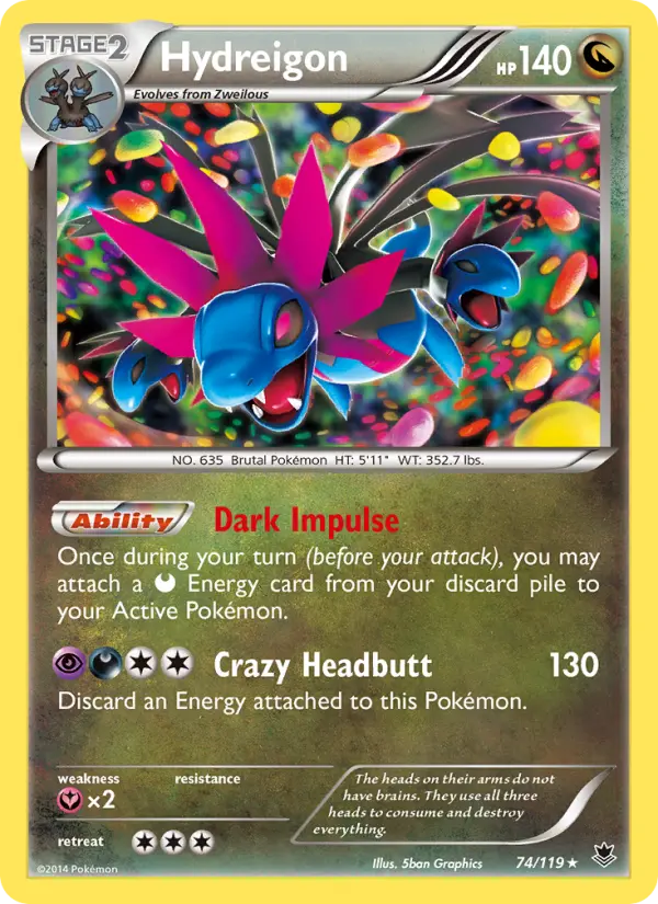 Hydreigon — Phantom Forces card #74