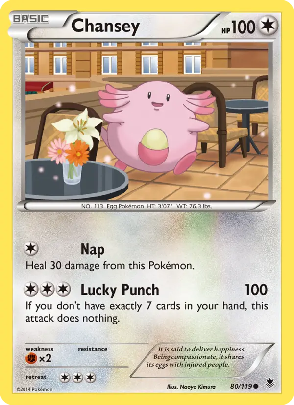 Chansey — Phantom Forces card #80