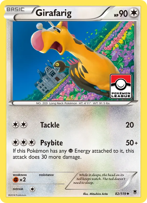 Girafarig — Phantom Forces card #82