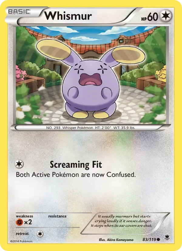Whismur — Phantom Forces card #83