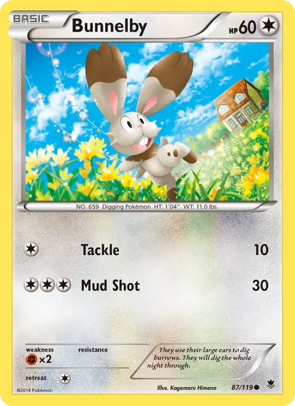 Bunnelby — Phantom Forces card #87