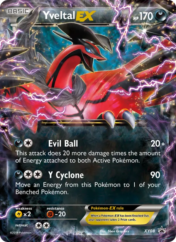 Yveltal EX — XY Black Star Promos card #XY08