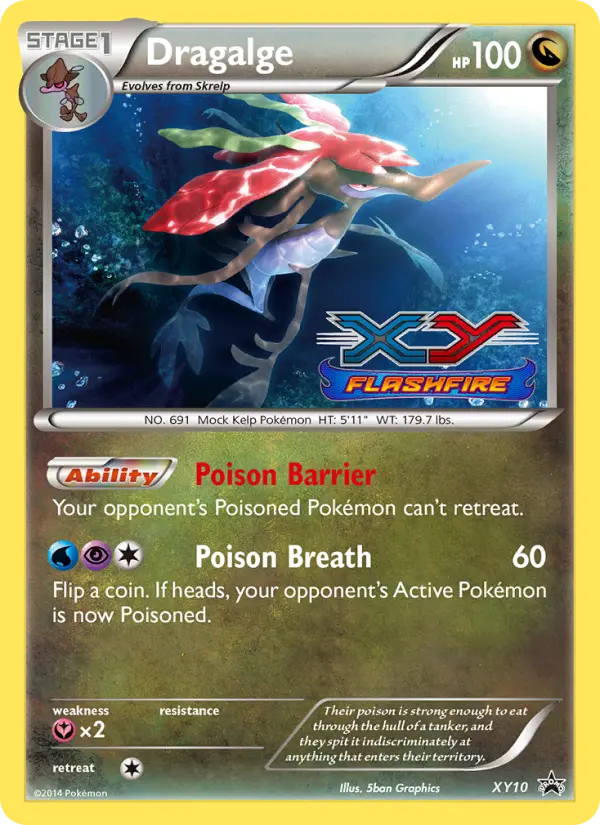 Dragalge — XY Black Star Promos card #XY10