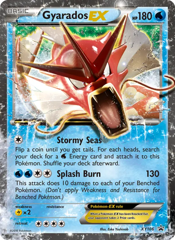 Gyarados EX — XY Black Star Promos card #XY106