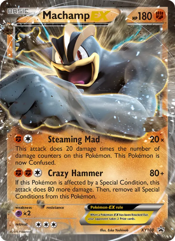 Machamp EX — XY Black Star Promos card #XY108